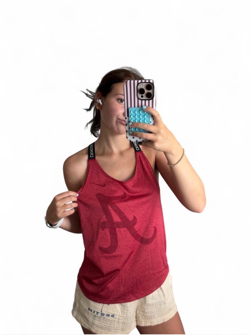 RARE: Limited Edition Women’s Small Nike Crimson Tide Red Dri-FIT Sports Tank